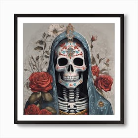 Santa Muerte 6 Art Print