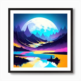 Sky Is Blue Art Print