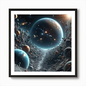 3d Universe 6 Art Print