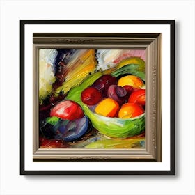 Fruit In A Bowl Art Print