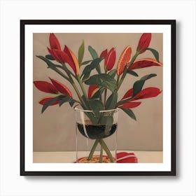 Flowers In A Vase 2 Art Print