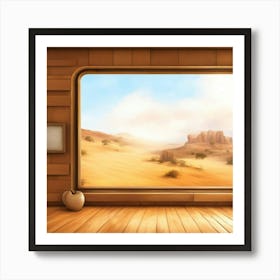 Interior Of A Train Art Print