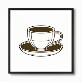 Coffee Cup And Saucer 10 Art Print