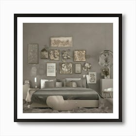 Modern Bedroom 8 Art Print