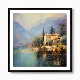 Lake Como Lullaby Art Print