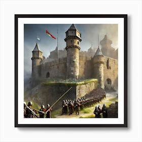 Of A Medieval Castle Art Print