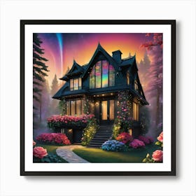 House In The Forest Art Print