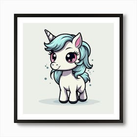 Cute Unicorn 534 Art Print