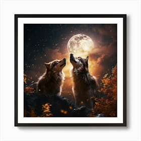 Howling Reverberation Art Print