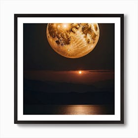 Full Moon Art Print