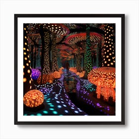 Mushroom Forest 2 Art Print