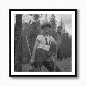 Grant County, Oregon, Malheur National Forest, Lumberjack By Russell Lee 2 Art Print