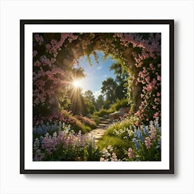 Garden In Bloom Art Print