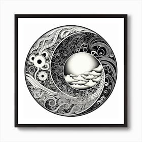 Yin Yang 61 Art Print