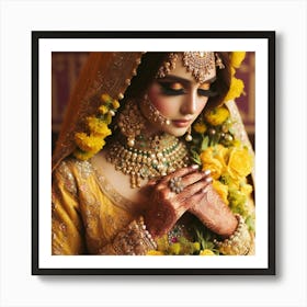 Mehndi dress Art Print