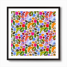 Colorful Flowers Art Print