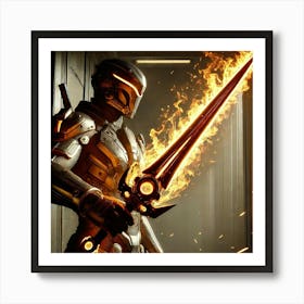 Emberblade Commandos Flame Activated Blades Art Print