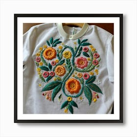 Default Hand Embroidery On Shirts 1 Art Print