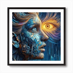 Woman'S Eye Art Print