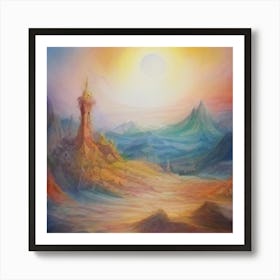 Ethereal Landscape Art Print