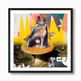 Between Everything Square Art Print