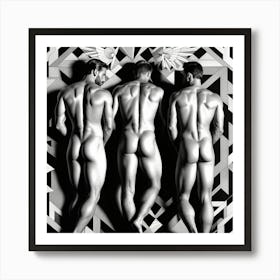 Sexy Men by wall Art Print