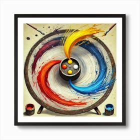 Painter'S Wheel Poster