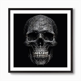 Skull Of A Man Art Print