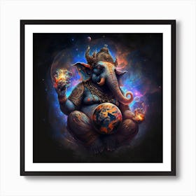 Shree Ganesha 8 Art Print