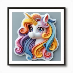 Unicorn 510 Art Print