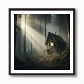 House In The Woods Art Print