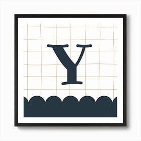 Letter Y Poster