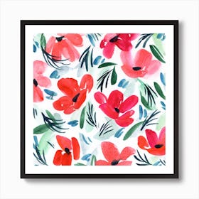 Red Poppies Art Print