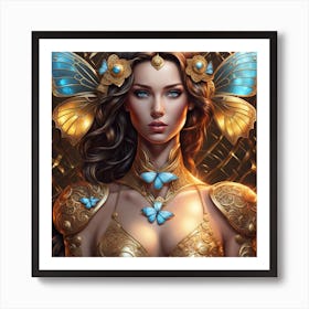 Fairy With Wings 1 Art Print