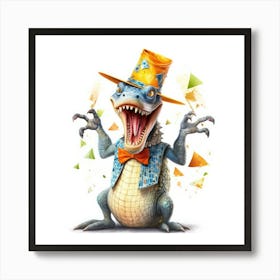 Crocodile Art Print