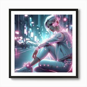 Cyberpunk Art Art Print