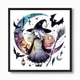 Witches 2 Art Print