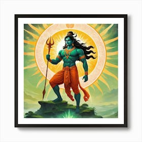 Lord Shani 2 Art Print