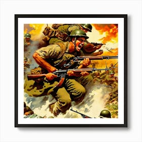 World War Ii tuh Art Print