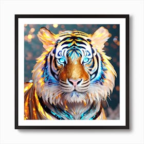 Tiger of glass Art Print