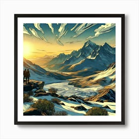 Alpine Serenity 14 1 Art Print