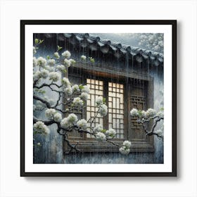 Chinese Cherry Blossoms Art Print