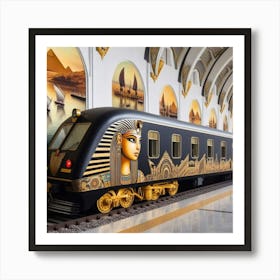 Egyptian Train 1 Art Print