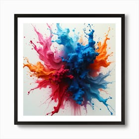 Color Splash Art Print