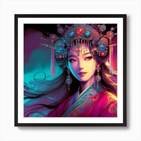 Exotic Beauty Artwork 159 Art Print