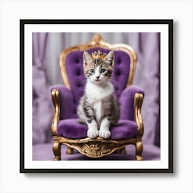 His Majesty The Cat Art Print