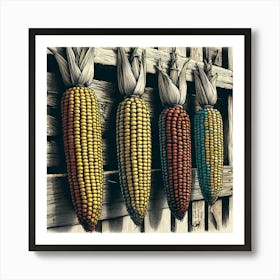 Corn cobs 5 Art Print