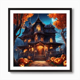 Haunted House 13 Art Print