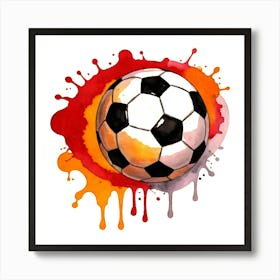 Soccer Ball 2 Art Print