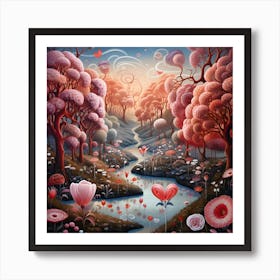 Surreal Love Garden By Csaba Fikker 24 Art Print